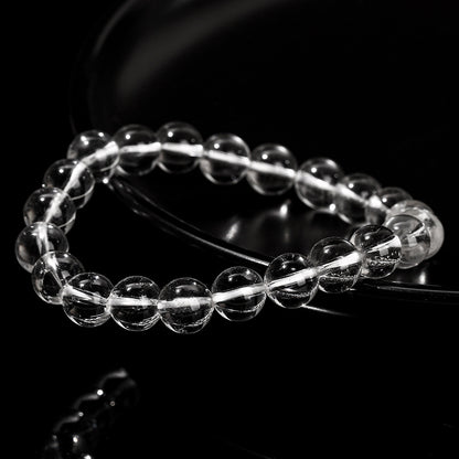 8A Natural White Crystal Bracelet