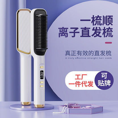 Dual-purpose splint electric curling comb