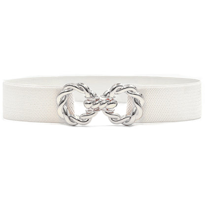 Elastic elastic women's belt