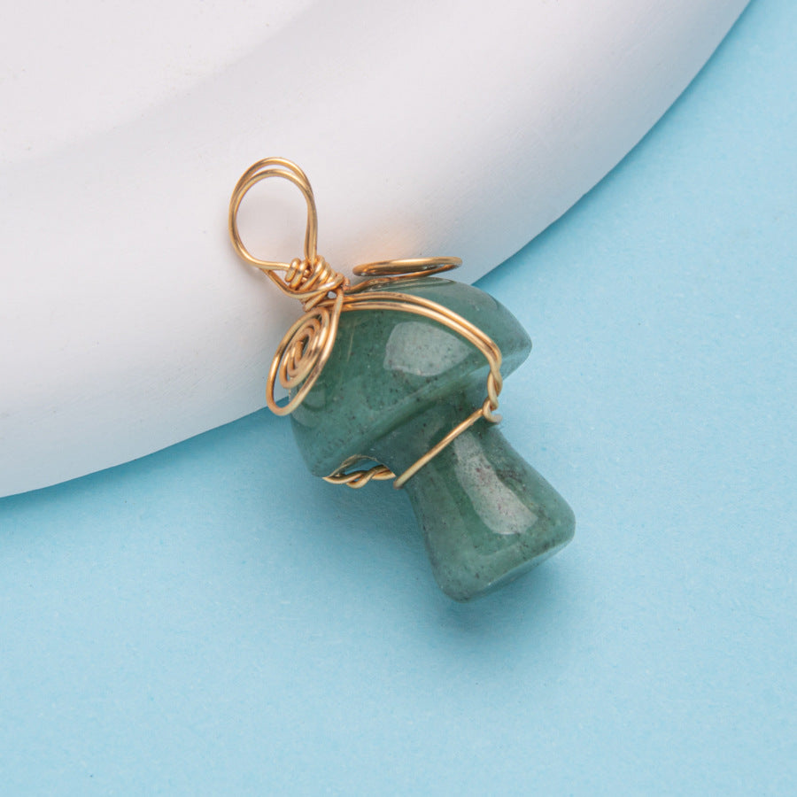 Pendente Cogumelo Cristal 20mm 