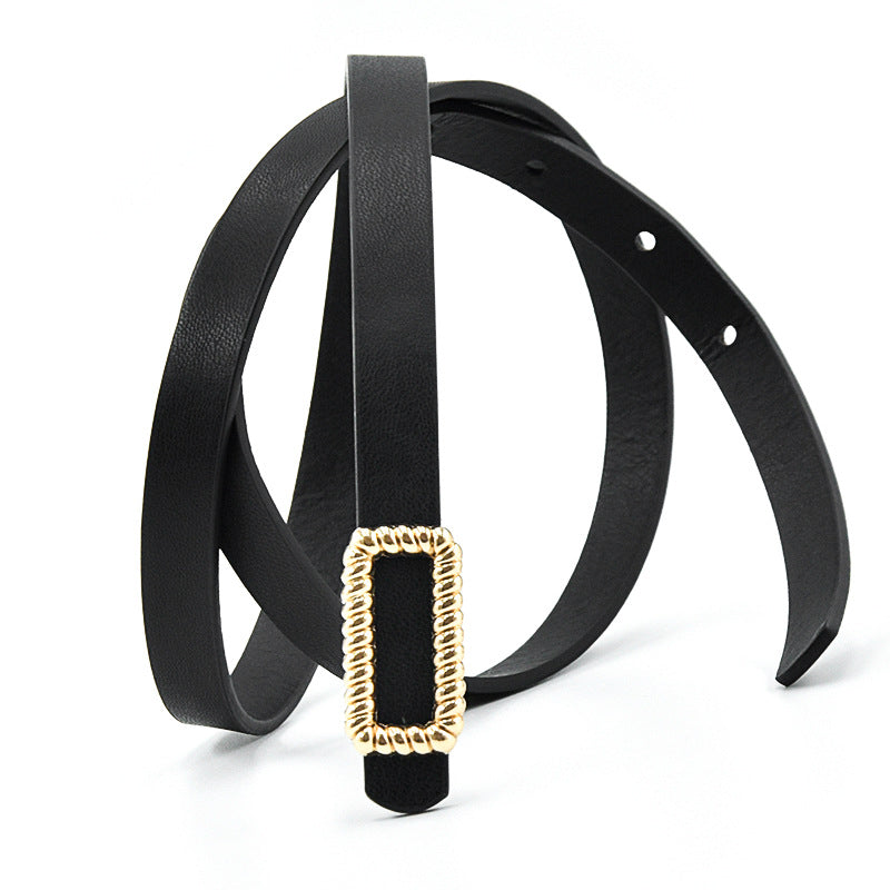 Small Black Retro Belt