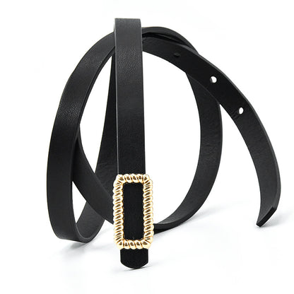 Small Black Retro Belt