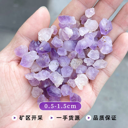Amethyst cluster rough stone degaussing stone jewelry accessories