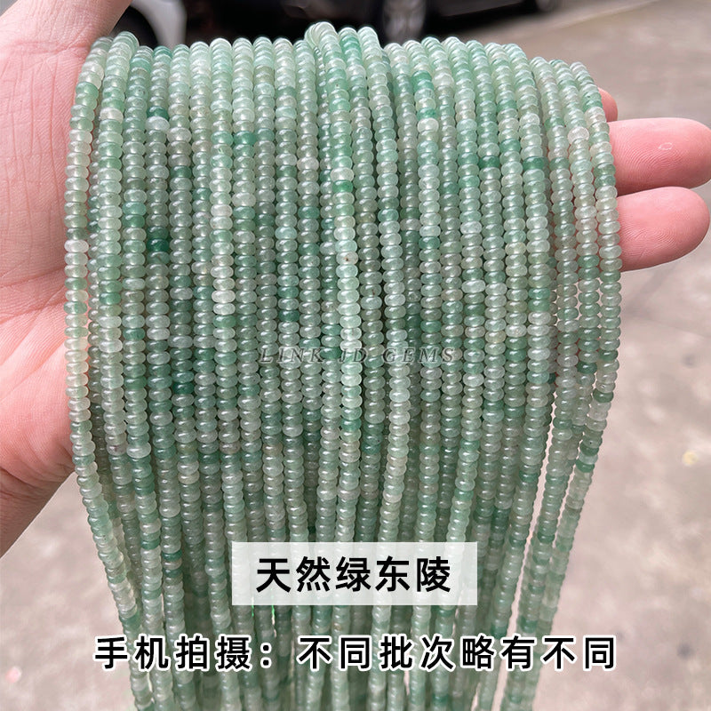 4 * 2Mm natural jade abacus beads loose beads