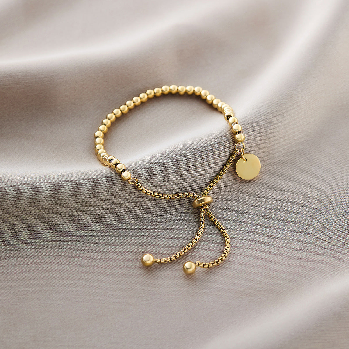 Titanium Steel Five-Leaf Clover Bracelet