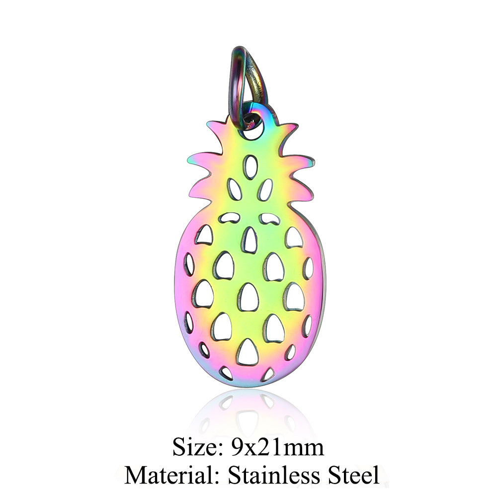 5 pcs/titanium steel jewelry angel sun yin pendant