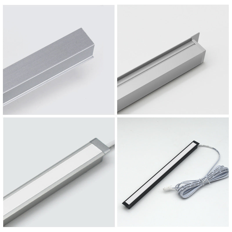 Recessed slotted 10 * 10 cabinet light strip