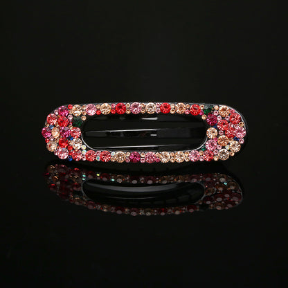 Three-tooth clip duck bill clip rhinestone headdress
