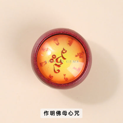 97% high content purple gold sand thangka beads