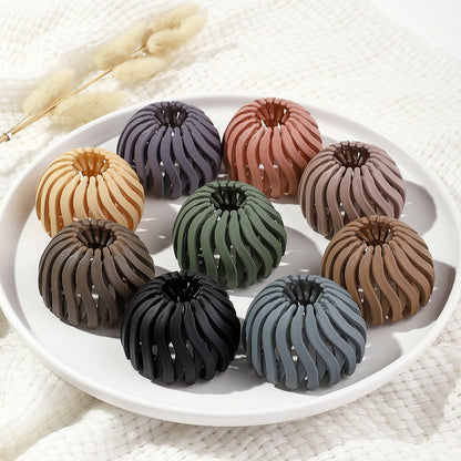 Korean nest hair ring claw clip