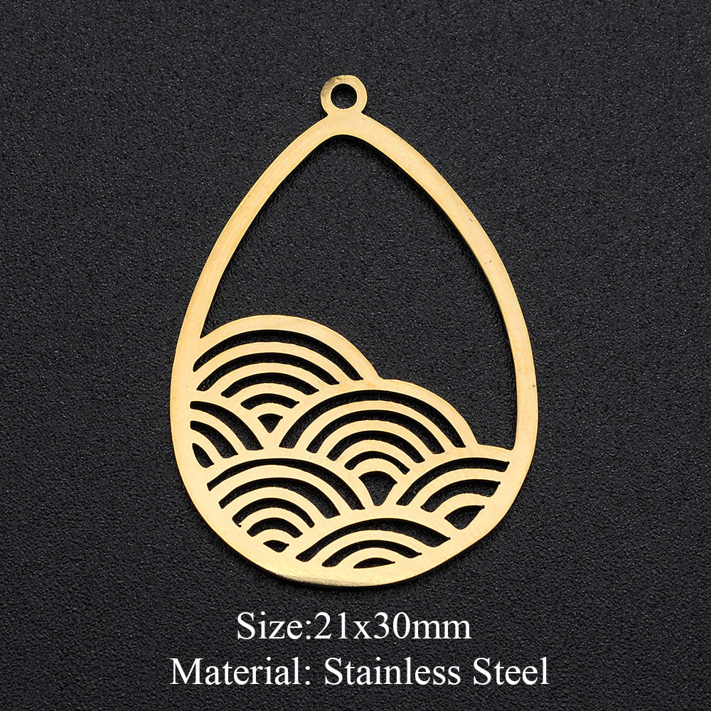 5 pcs/pack moon geometry accessories DIY pendant