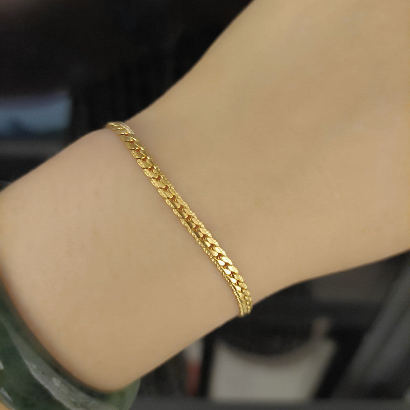 Women's Titanium Steel Adjustable Pull Bracelet (Non-Fading)