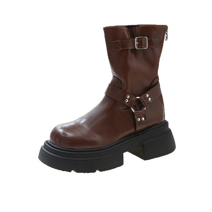 Thick-soled Knight Boots