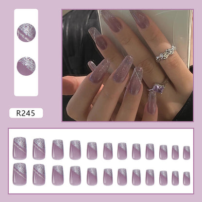 Pegatinas para uñas estilo ballet removibles 