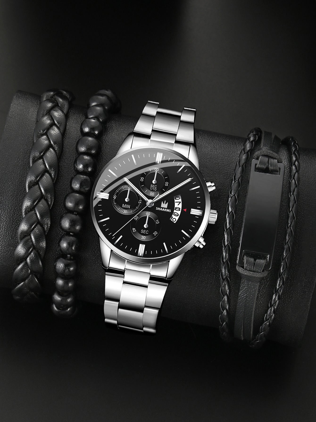 Steel belt watch quartz watch