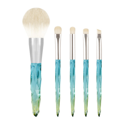 Acrylic Handle Soft Fiber Makeup Brush