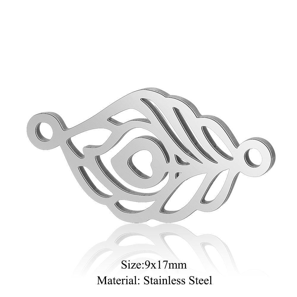 5 pcs/titanium steel jewelry connecting accessories