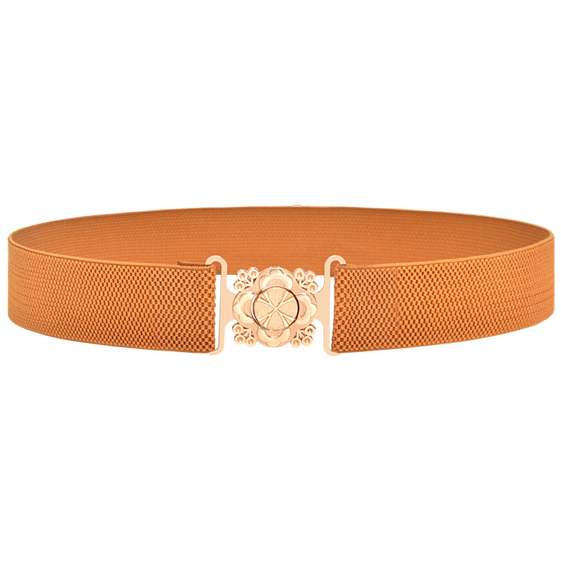 Elastic wide waist seal with fashion