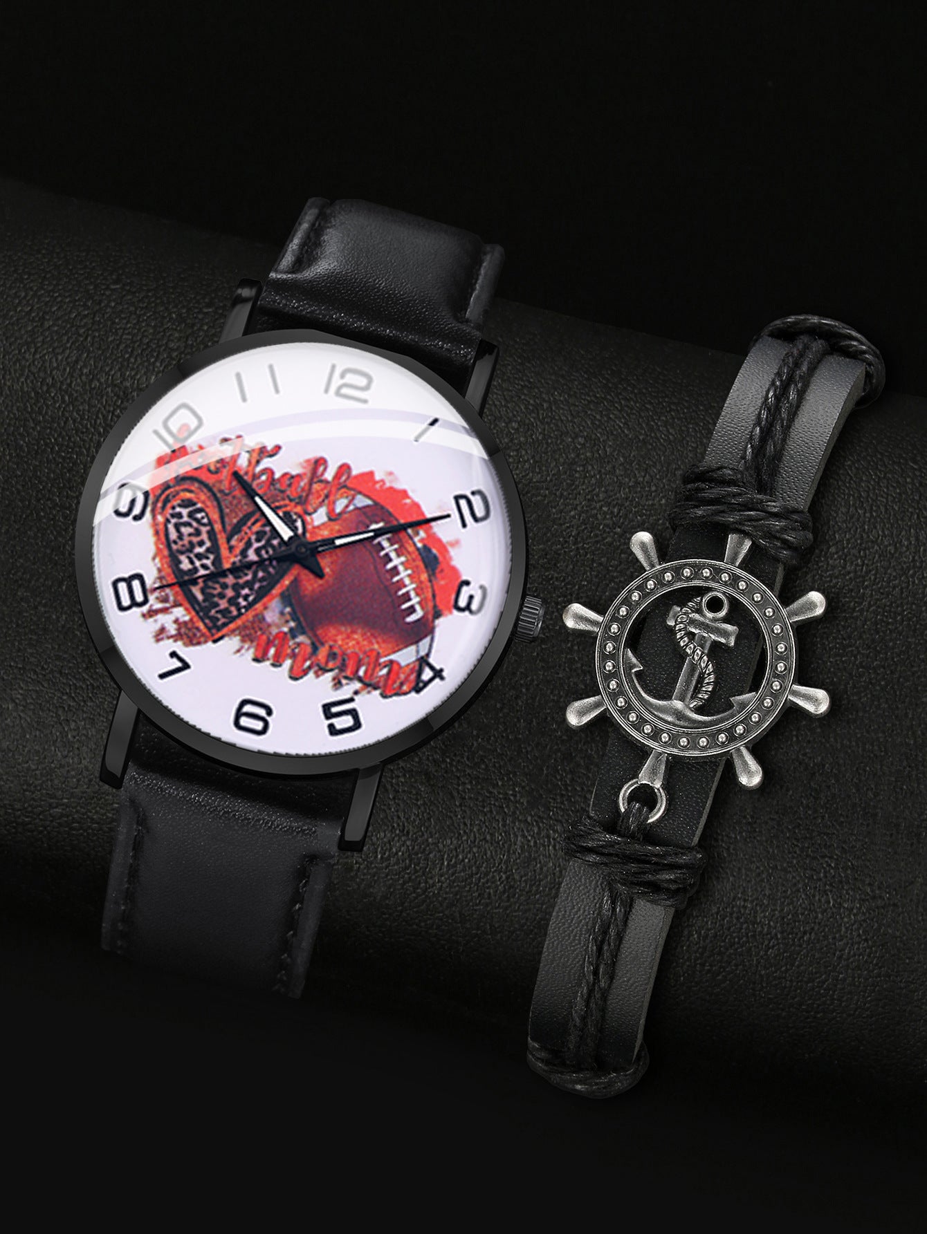 Pointer alloy watch bracelet set