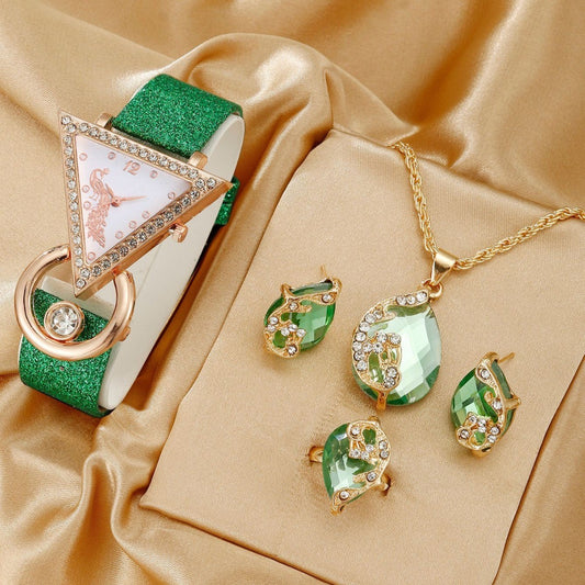 Watch Square Jewelry Set