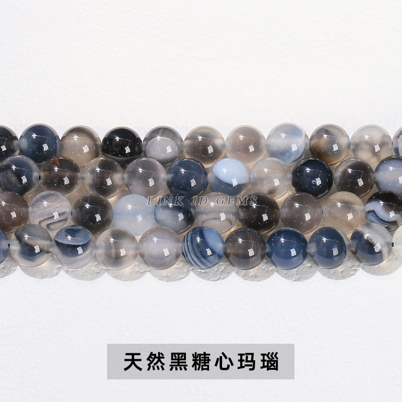 Cuentas sueltas de ágata con forma de corazón de azúcar de colores 