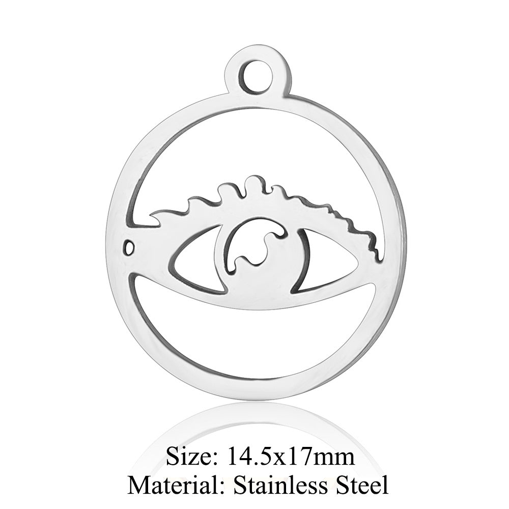 5 pcs/titanium steel accessories Tree of Litfe pendan