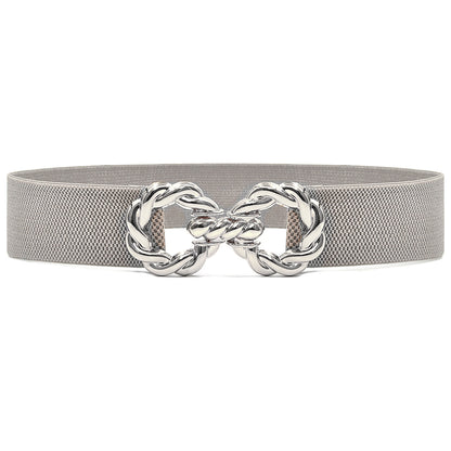 Elastic elastic women's belt
