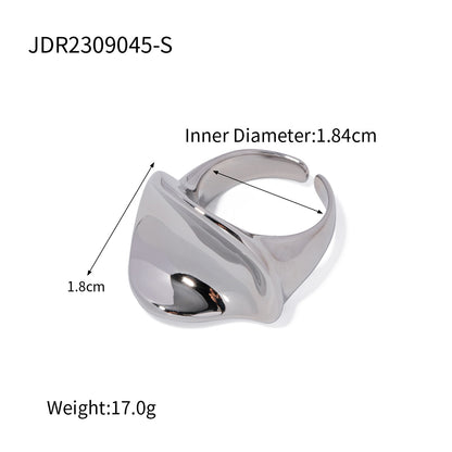 Exaggerated spherical ring