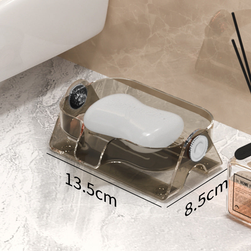 Jabonera de pared con ventosa y sin taladro 