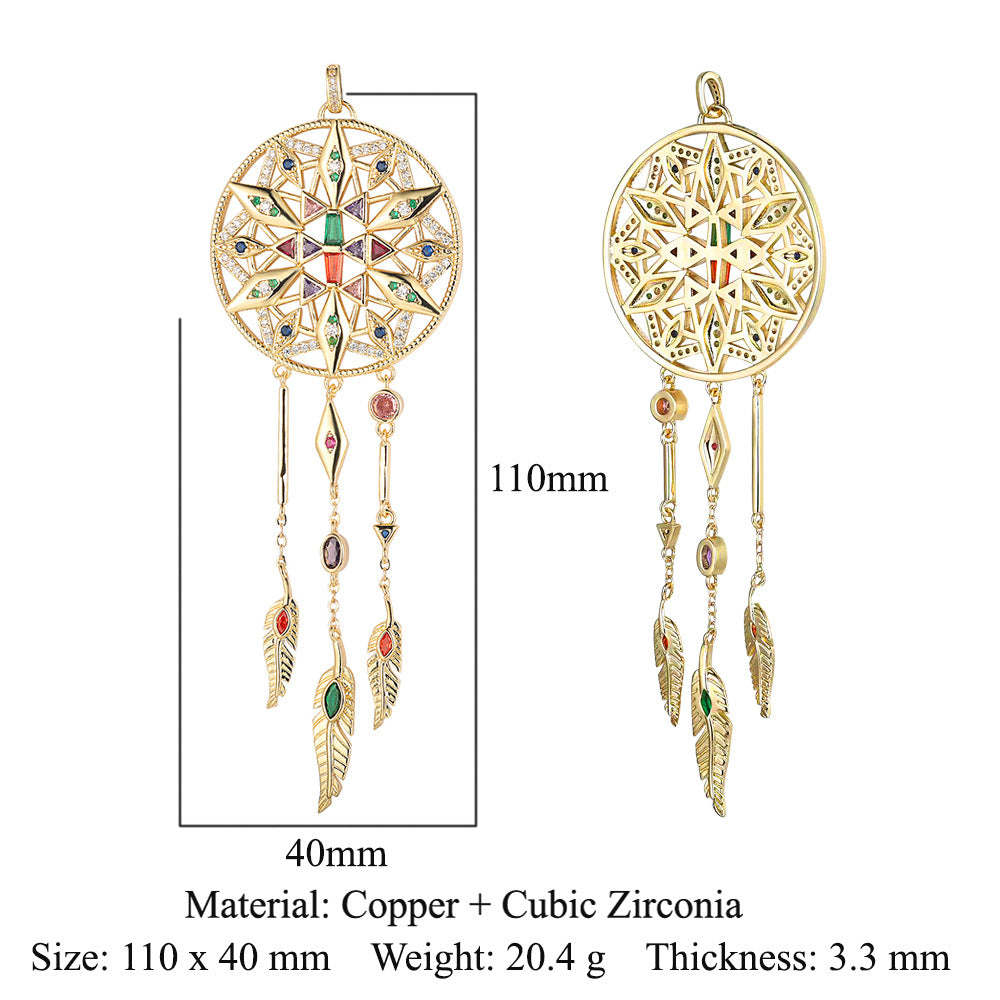 Bohemian Dream Catcher Pendant