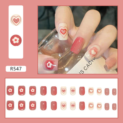 Summer Sweet Cool Series INS Style Wearable Nail