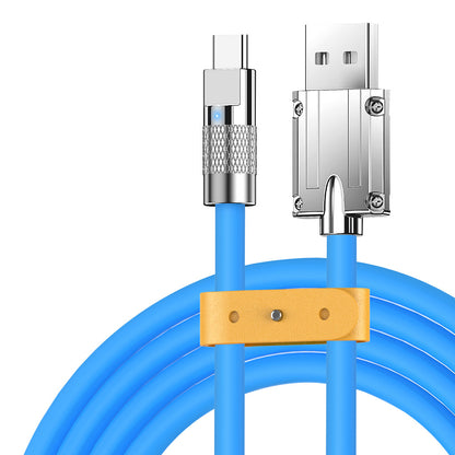 Custom Zinc Alloy Fast Charging Cable 120W