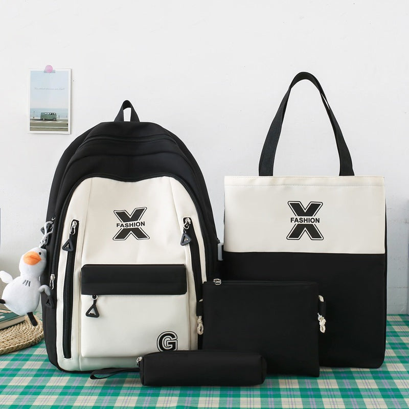Mochila para estudiantes versátil y de gran capacidad 