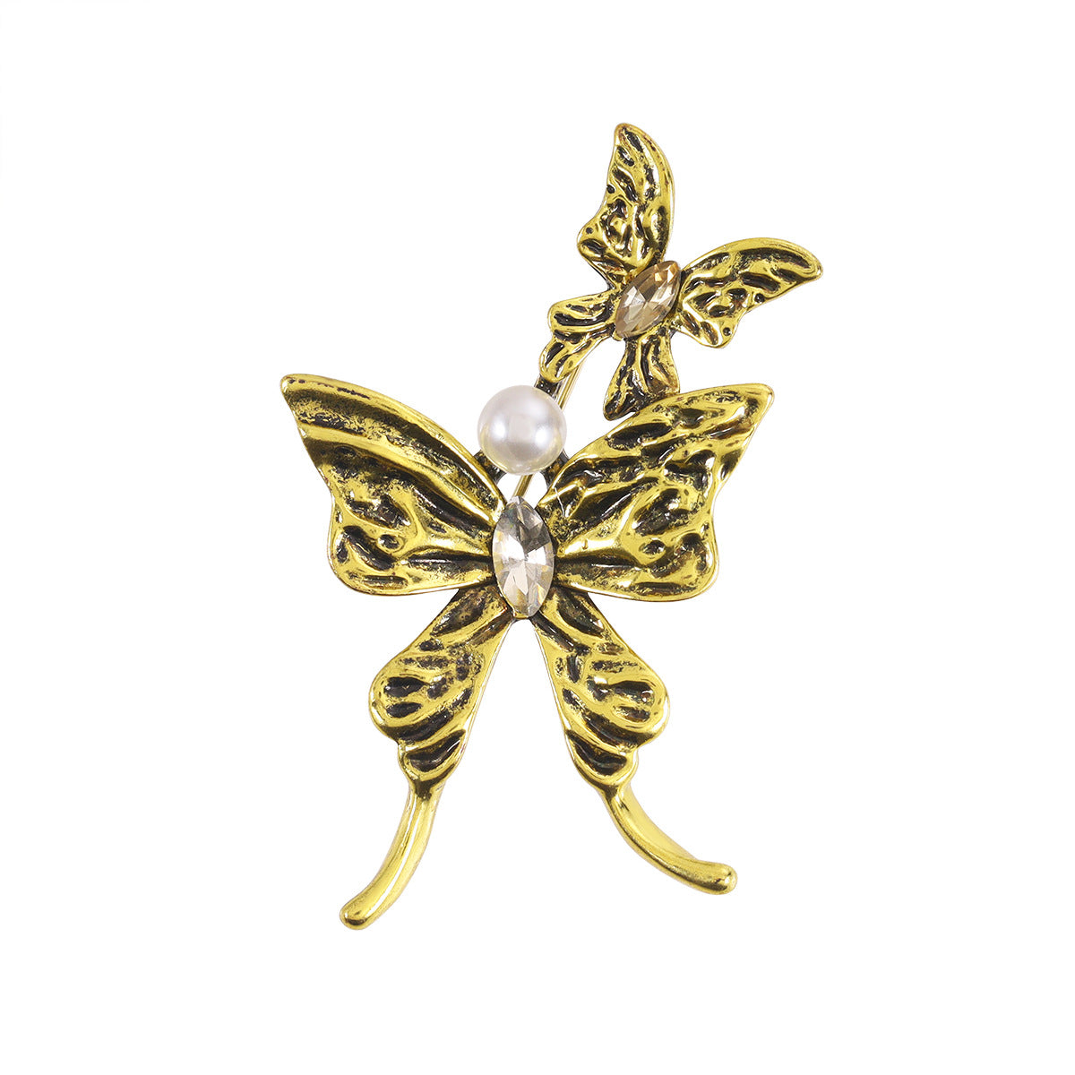 Double Butterfly Brooch