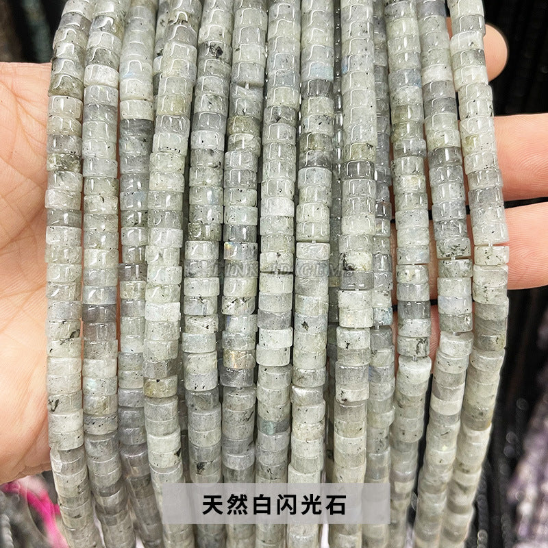 3 * 6Mm natural stone right angle disc loose beads