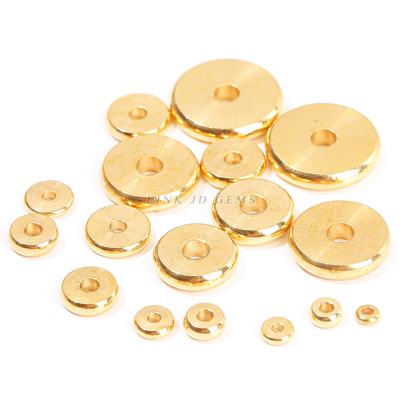 Tibetan pure brass spacer bead copper spacer loose bead
