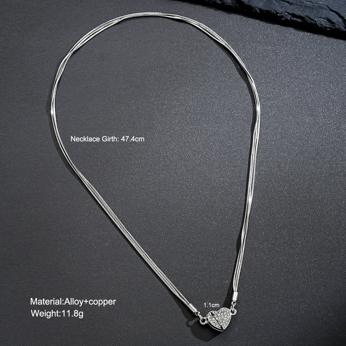 Magnetic Love Multi-Layer Snake Bone Necklace