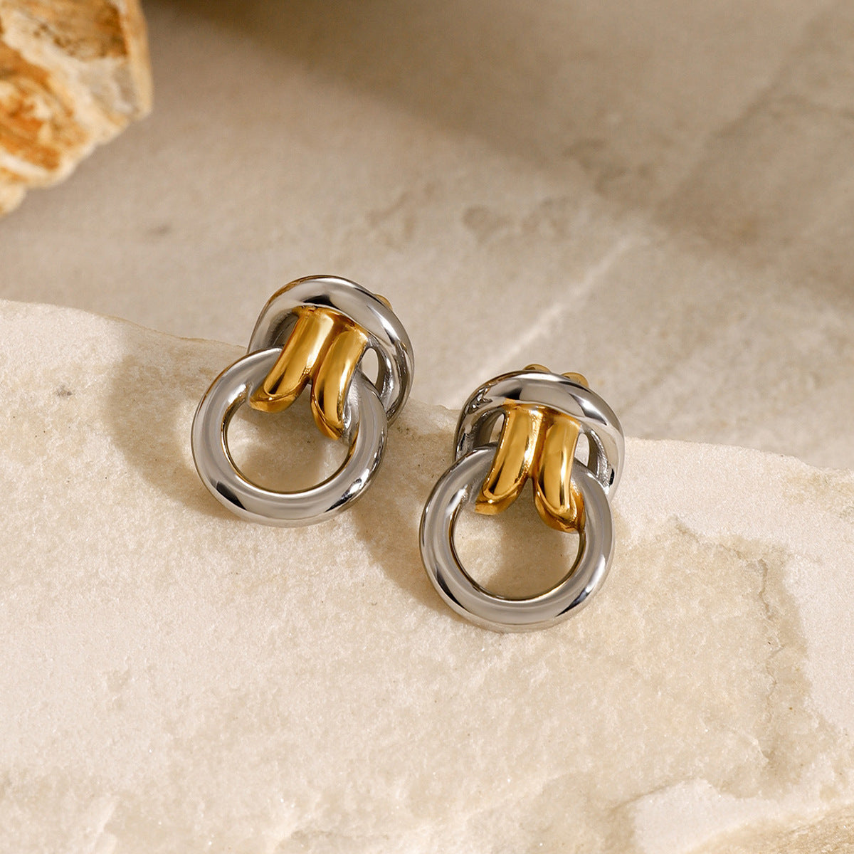 high-end stainless steel earrings