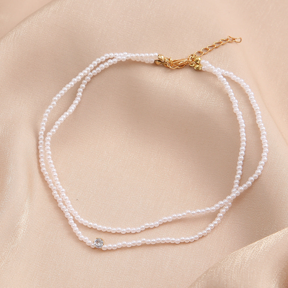 Retro Imitation Pearl Necklace