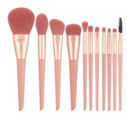 11-Piece Fiber Blush and Contour Brush Set