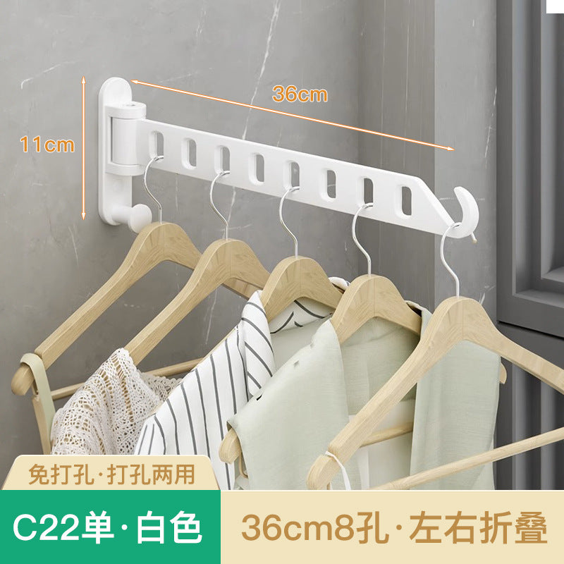 Folding Telescopic Clothes Rack