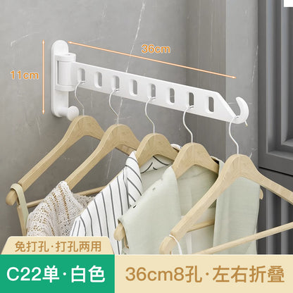 Folding Telescopic Clothes Rack