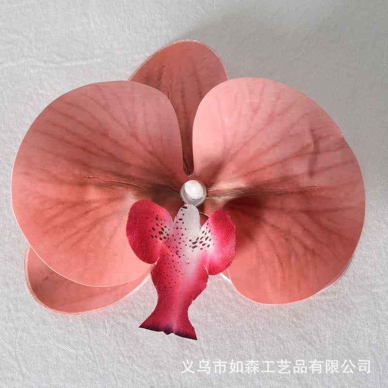 Cabeza de flor de orquídea mariposa de laminación 3D de simulación 