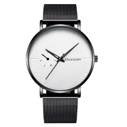 Alloy Mesh Strap Men's Watch