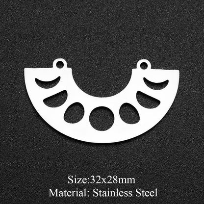 5 pcs/pack moon geometry accessories DIY pendant