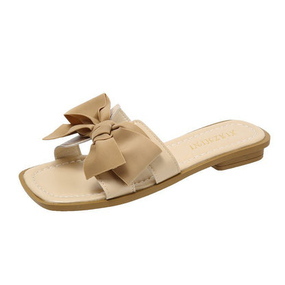 Bow cool slippers women's summer