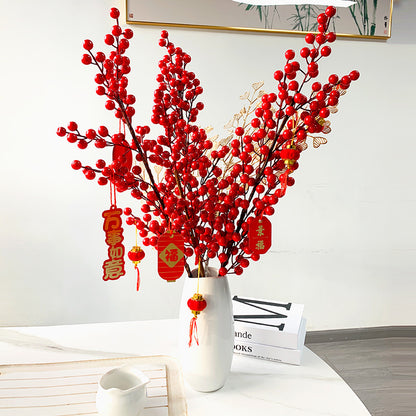 Simulación de frutos rojos. 