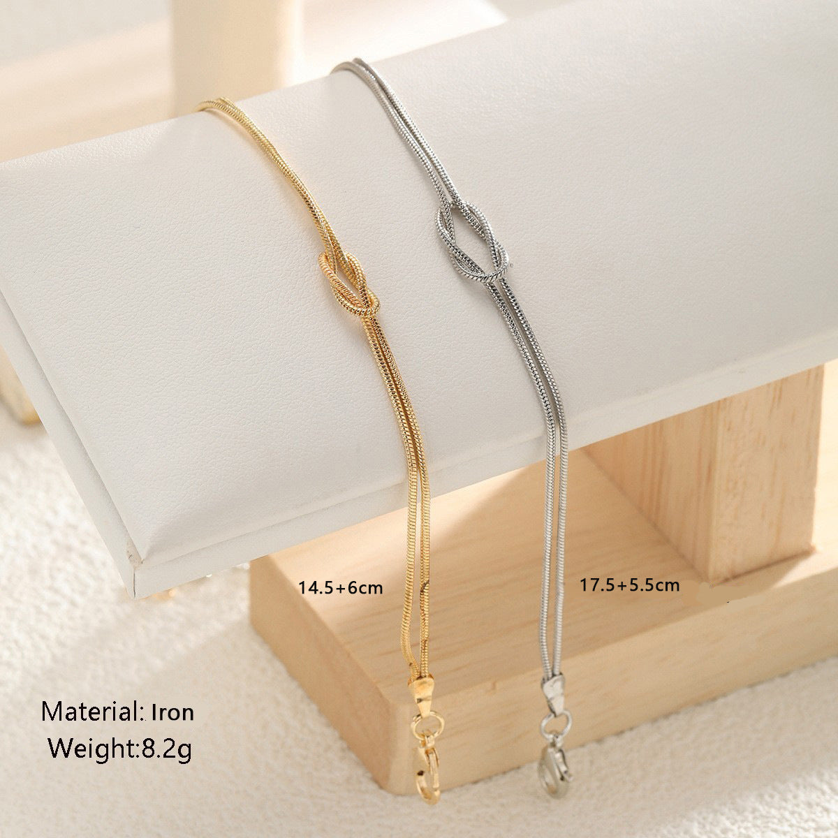 Knotted Couple Bracelet Set