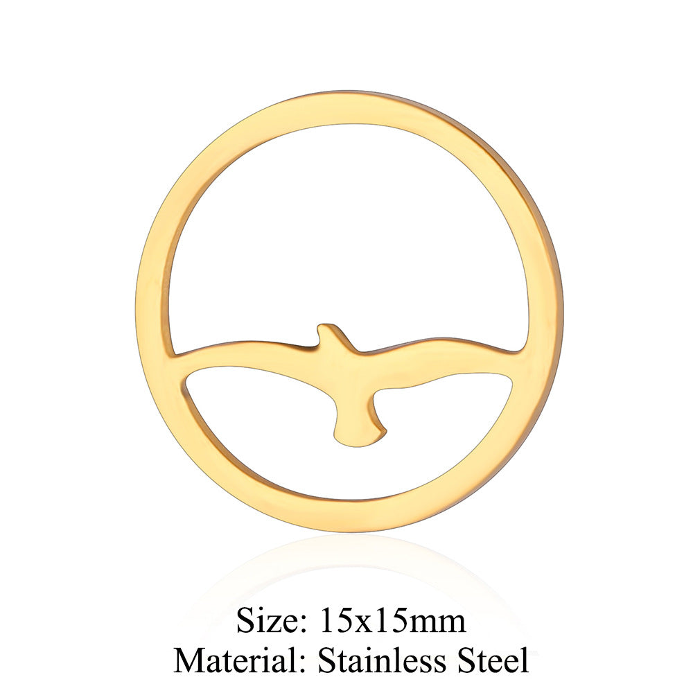 5 pcs/titanium steel pendant Seagull Mouse Koala Panda