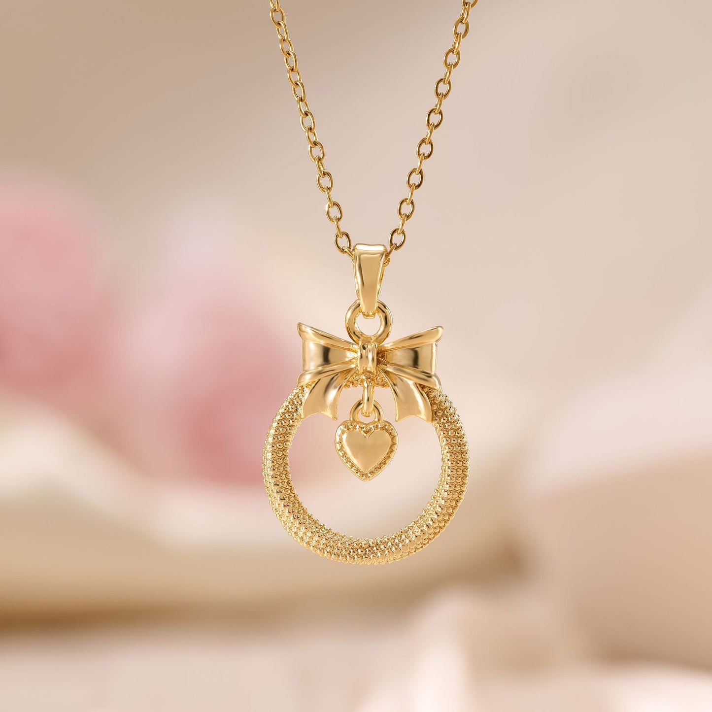 Flower Bell Pendant Necklace